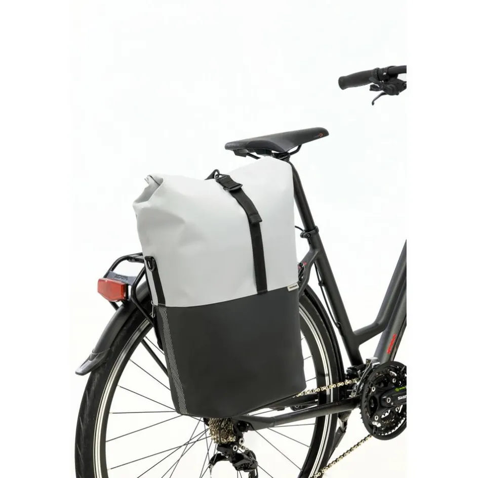 Best New Looxs Nyborg Single 17 liter fietstas light grey black