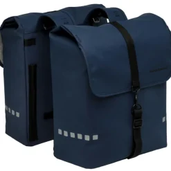 New Looxs Odense Double fietstas 39 liter dark blue