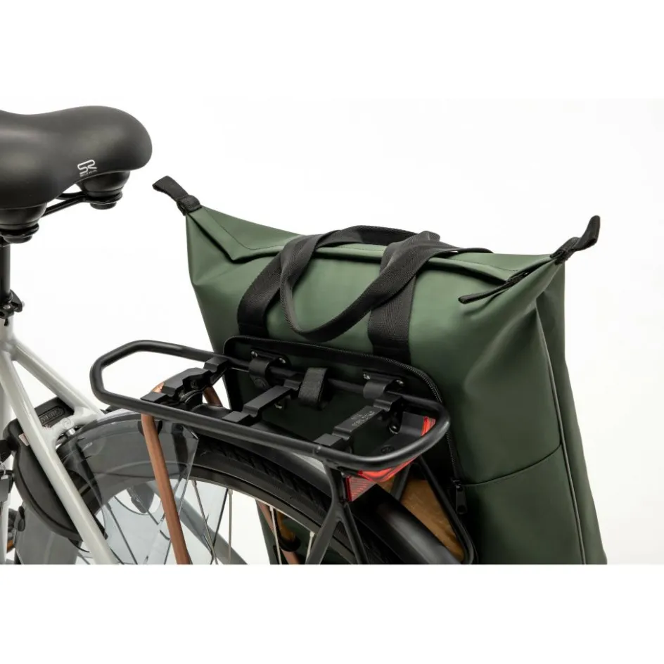 Sale New Looxs Odense Kota fietstas 24 liter green