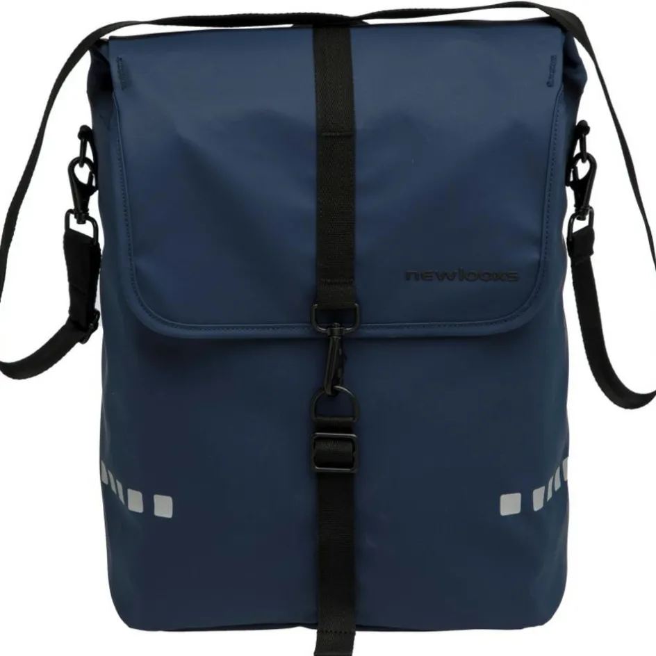 Online New Looxs Odense Single fietstas 17,5 liter dark blue