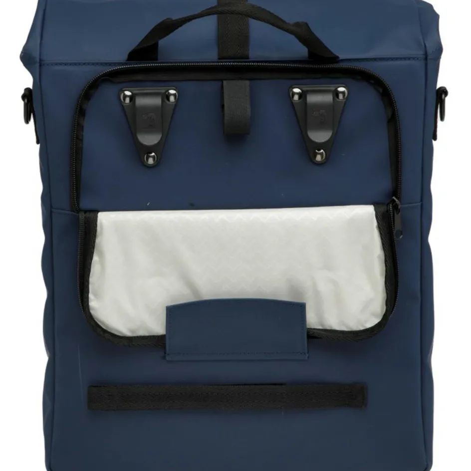 Online New Looxs Odense Single fietstas 17,5 liter dark blue