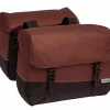 New New Looxs  Oslo Joli Double fietstas 37 liter burgundy rust