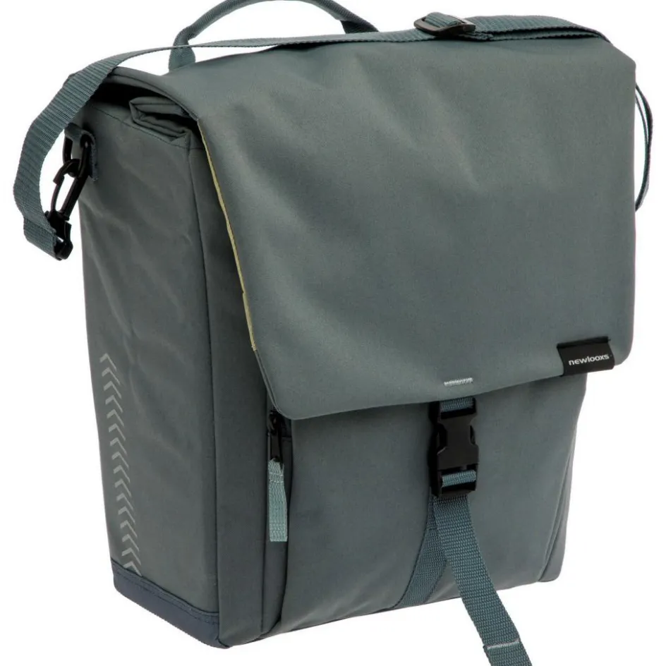 New New Looxs Tulum Single fietstas 16 liter grey green
