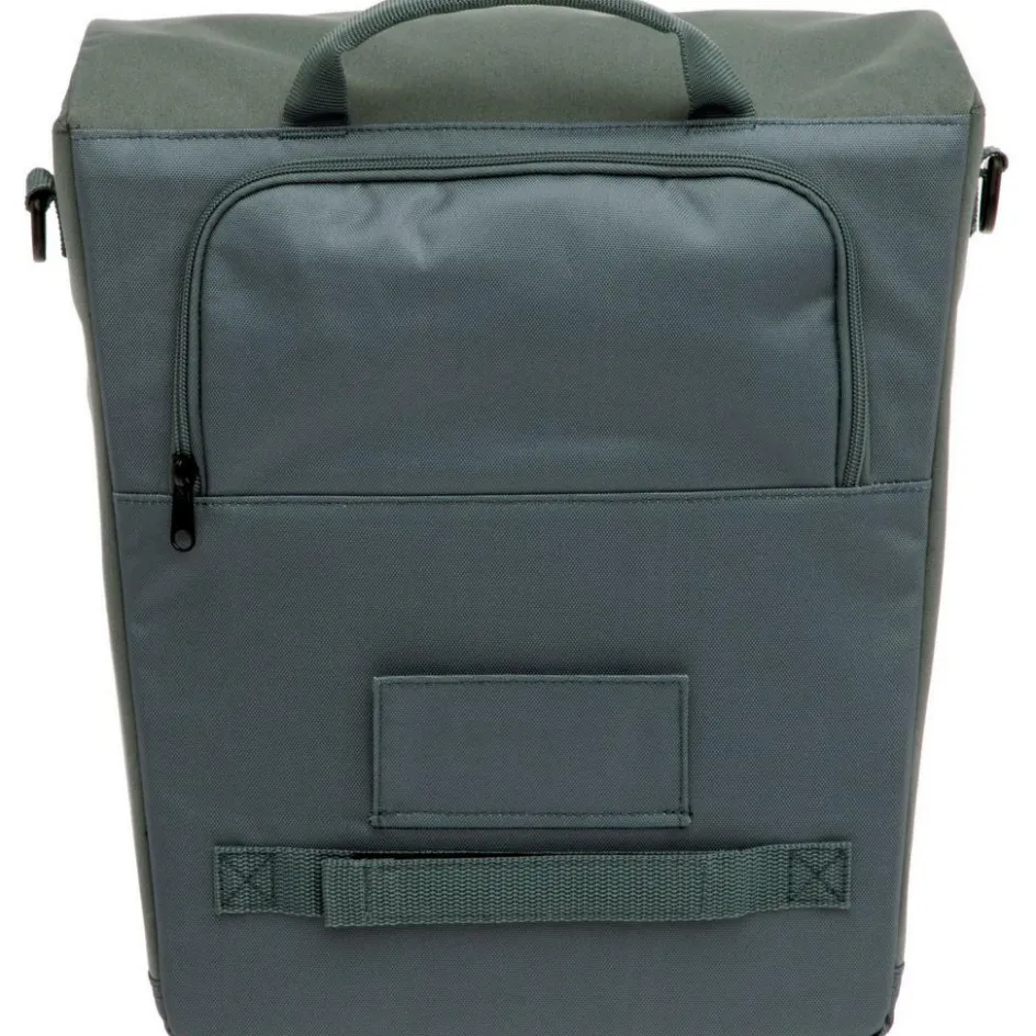 New New Looxs Tulum Single fietstas 16 liter grey green