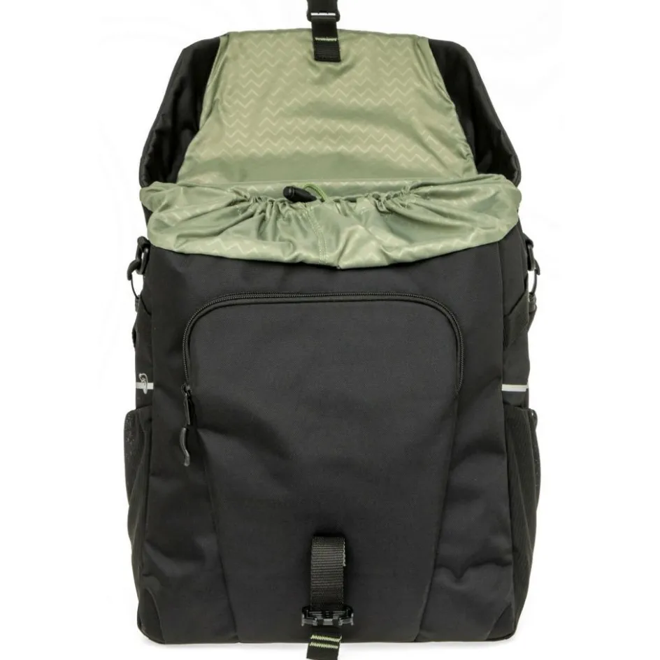 Sale New Looxs Vigo Single fietstas 20 liter black green