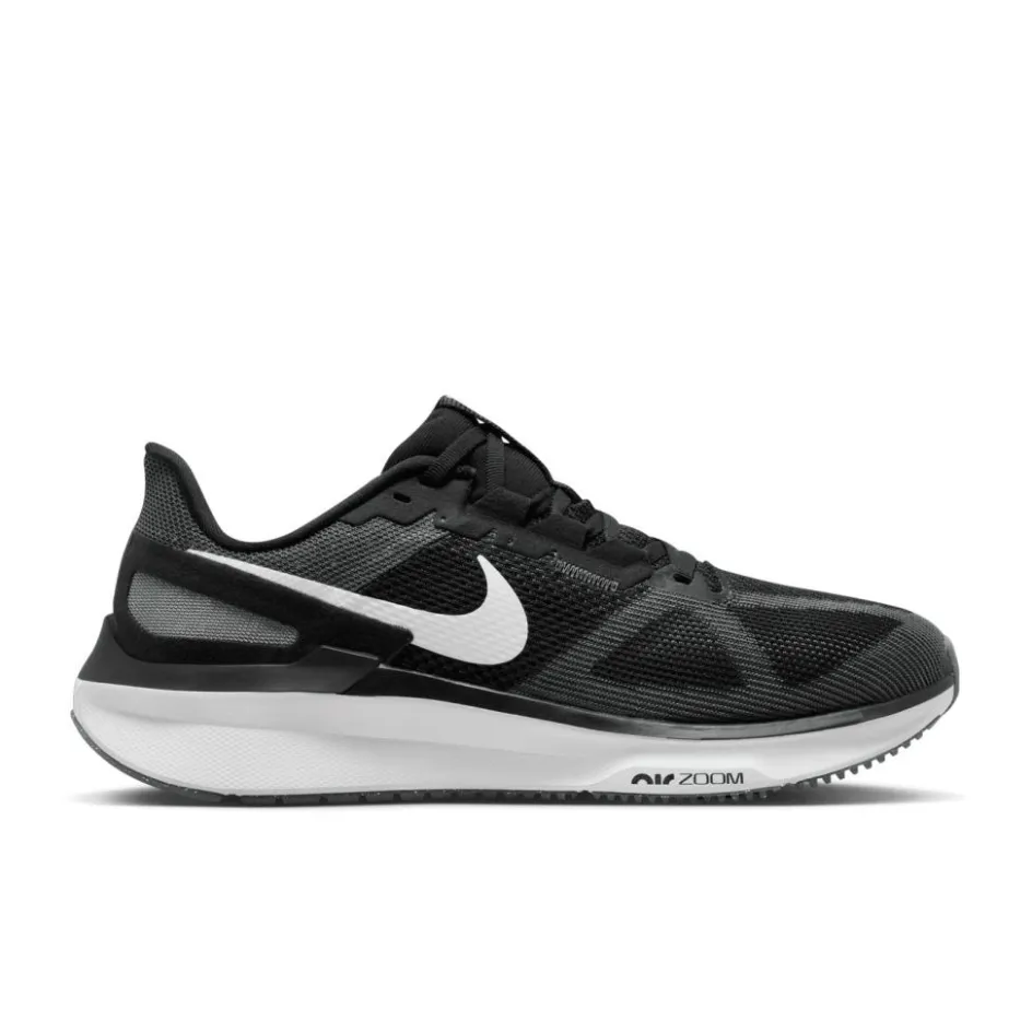 New Nike Air Zoom Structure 25 hardloopschoenen heren black white iron grey