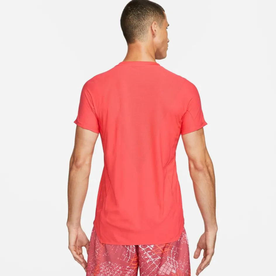 Nike Court Dri-FIT ADV Slam tennispolo heren orange ember glow white