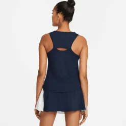 Clearance Nike Court Victory tennis tanktop dames obsidian white
