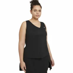 Outlet Nike Court Victory tennis tanktop dames black white