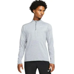 Sale Nike Element Dri-FIT hardloopshirt heren smoke grey grey fog reflective silver
