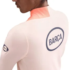 New Nike FC Barcelona Strike trainingsshirt heren crimson tint bright mango midnight navy