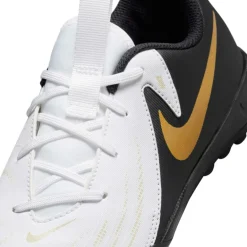 Nike Phantom GX II Academy voetbalschoenen junior white metallic gold coin black