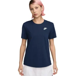Nike Sportswear Club Essentials shirt dames midnight navy