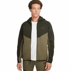 Hot Nike Tech Fleece Windrunner vest heren sequoia medium olive black