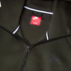 Hot Nike Tech Fleece Windrunner vest heren sequoia medium olive black