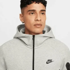 New Nike Tech Fleece Windrunner vest heren dark grey heather black