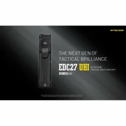 Clearance Nitecore EDC27 UHi zaklamp black