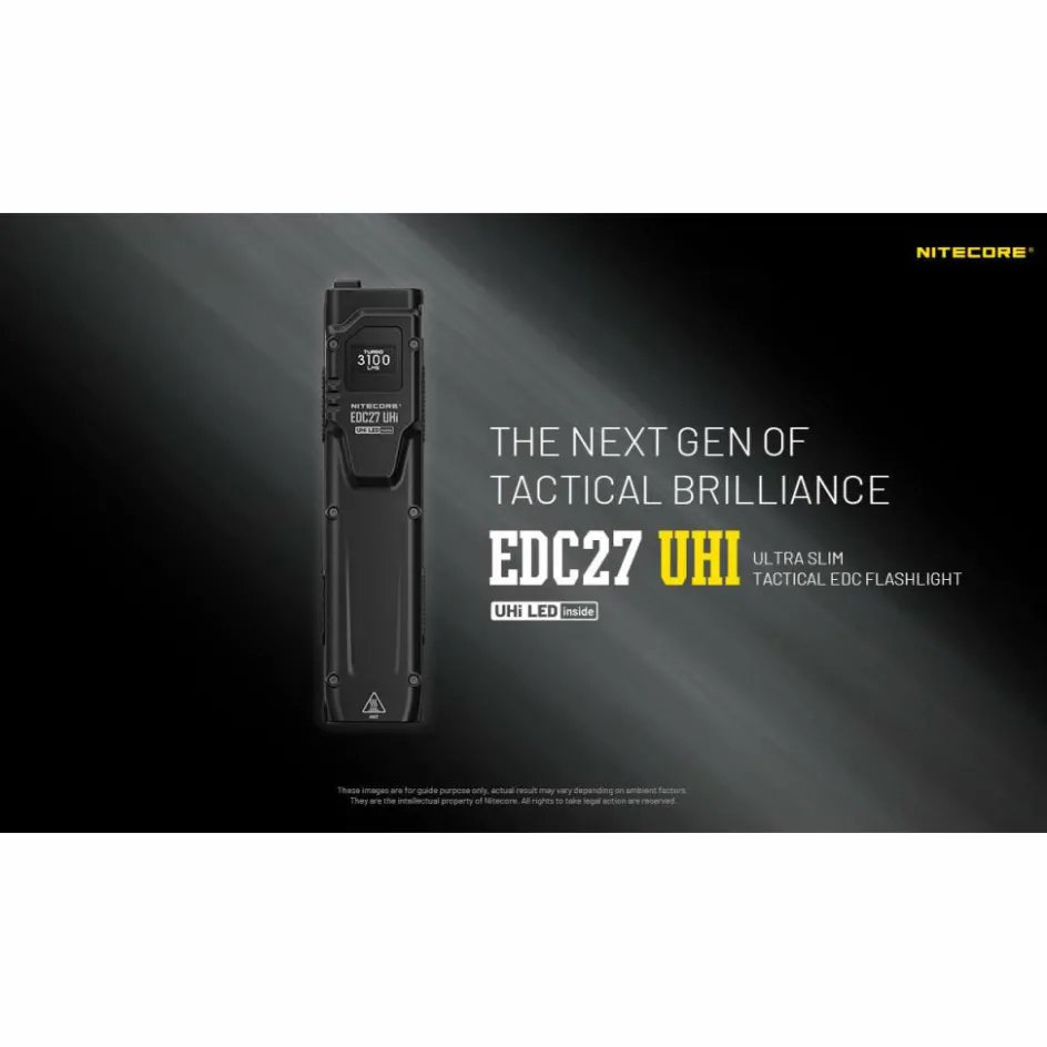 Clearance Nitecore EDC27 UHi zaklamp black