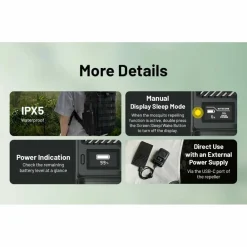 Nitecore EMR23 muggenverjager