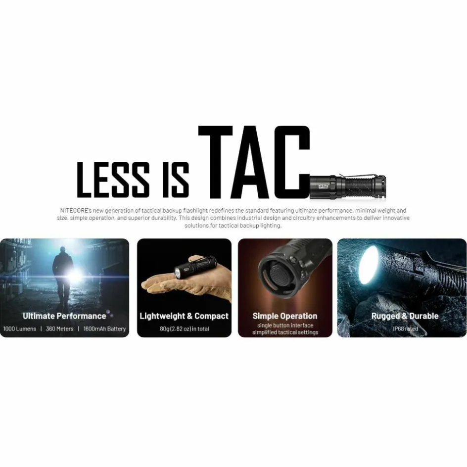 Sale Nitecore MT1C Pro zaklamp black