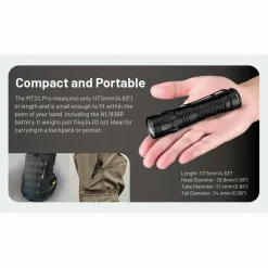 Sale Nitecore MT2C Pro zaklamp black