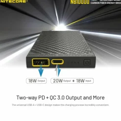 Sale Nitecore NB10000 Gen2 powerbank black