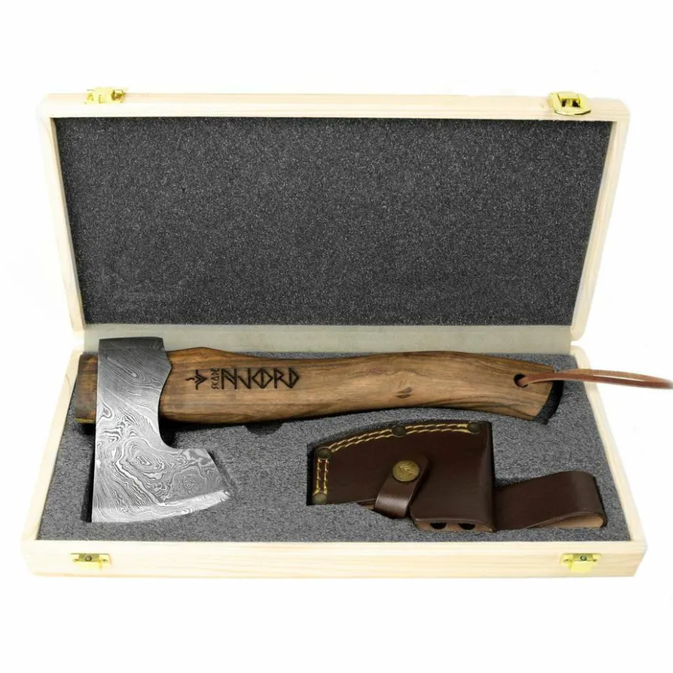 Njord Skade Damast Small Trekking kampeerbijl