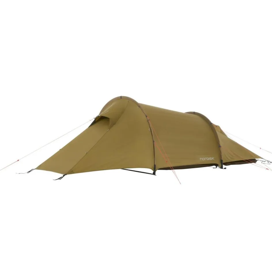Discount Nordisk Halland 2 PU 2.0 lichtgewicht tunneltent dark olive