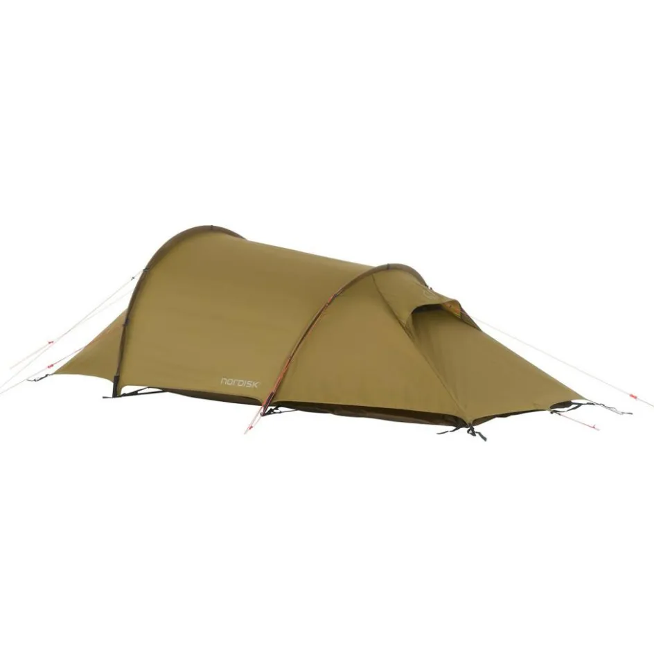 Discount Nordisk Halland 2 PU 2.0 lichtgewicht tunneltent dark olive