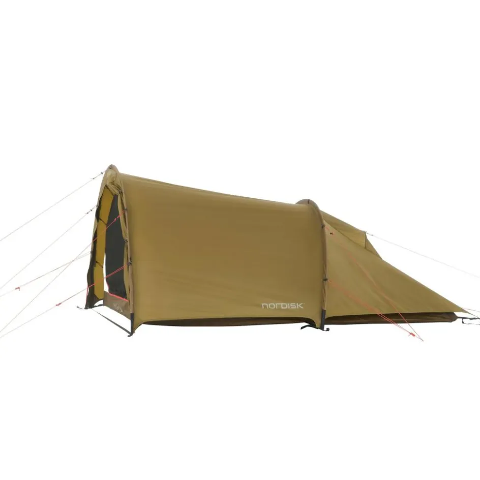Discount Nordisk Halland 2 PU 2.0 lichtgewicht tunneltent dark olive