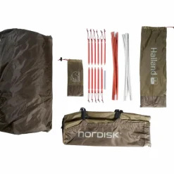 Discount Nordisk Halland 2 PU 2.0 lichtgewicht tunneltent dark olive