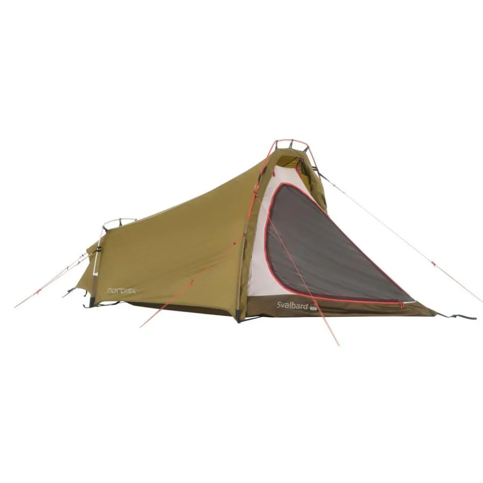 Clearance Nordisk Svalbard 1 2.0 PU lichtgewicht tunneltent dark olive