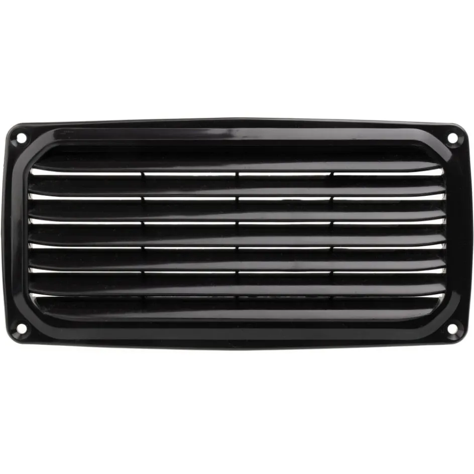 Outlet Nuova Rade ventilatierooster 200 x 100 mm zwart