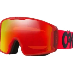 Outlet Oakley Line Miner L skibril prizm snow torch iridium matte redline