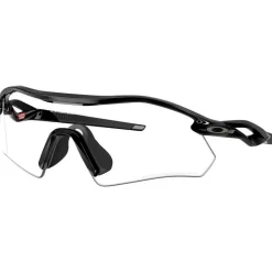 Clearance Oakley Radar Plate zonnebril clear to black iridium photochromic polished black