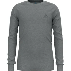 ODLO Natural 100 Merino Warm LS thermoshirt junior grey melange