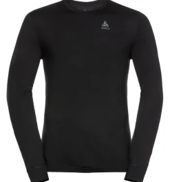 Discount ODLO Natural 100 Merino Warm LS thermoshirt heren black