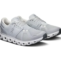 On Cloud 6 hardloopschoenen heren glacier white