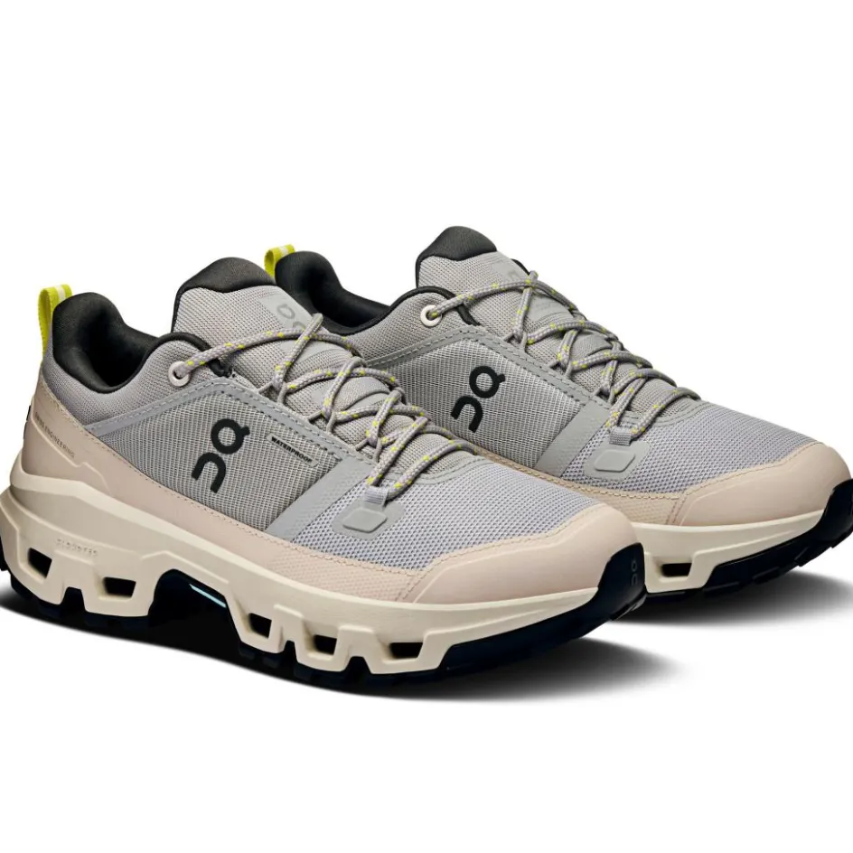 On Cloudrock Low wandelschoenen dames alloy ice