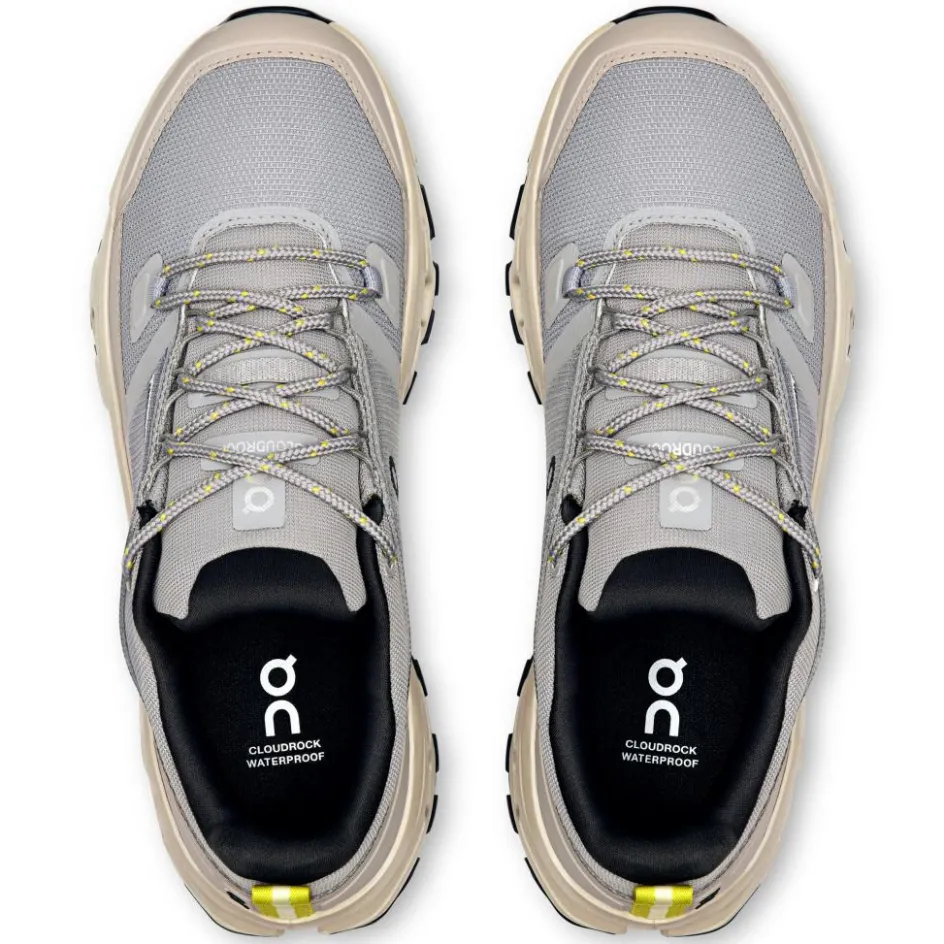 On Cloudrock Low wandelschoenen dames alloy ice