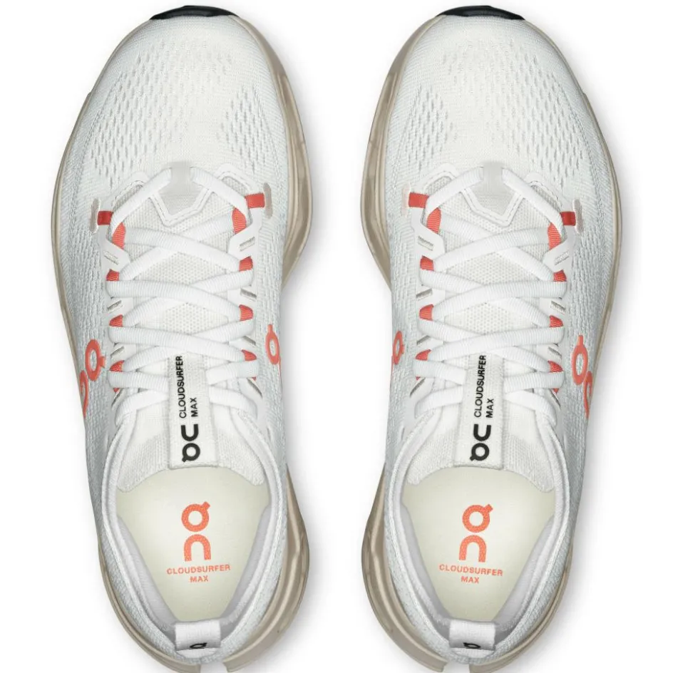 On Cloudsurfer Max hardloopschoenen dames ivory salm