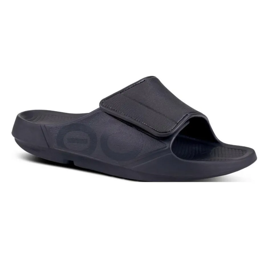 OOfos OOahh Sport Flex slippers heren black matte
