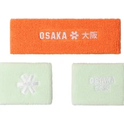Clearance Osaka GDG00104 zweetband set true orange opal green