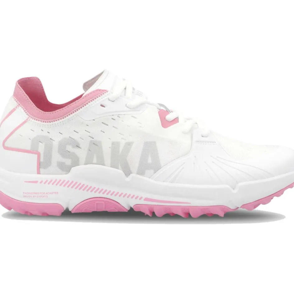 Outlet Osaka Ido MK1 hockeyschoenen heren white begonia pink