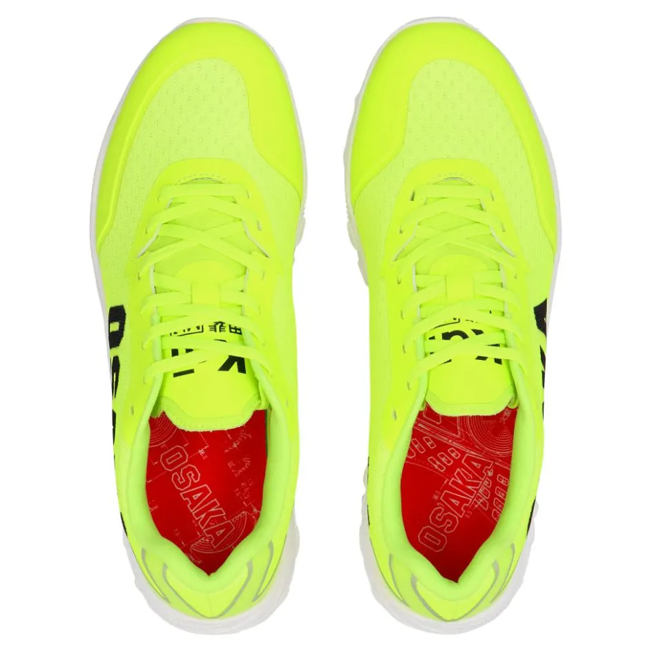 Sale Osaka KAI Mk1 Pro Tour hockeyschoenen fluorescent lime