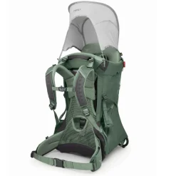 Online Osprey Poco kinderdrager koseret green