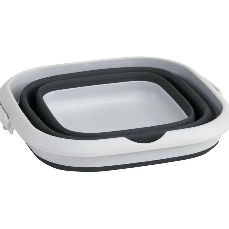 Outlet Outwell Collaps opvouwbare emmer vierkant met deksel 9 liter navy night