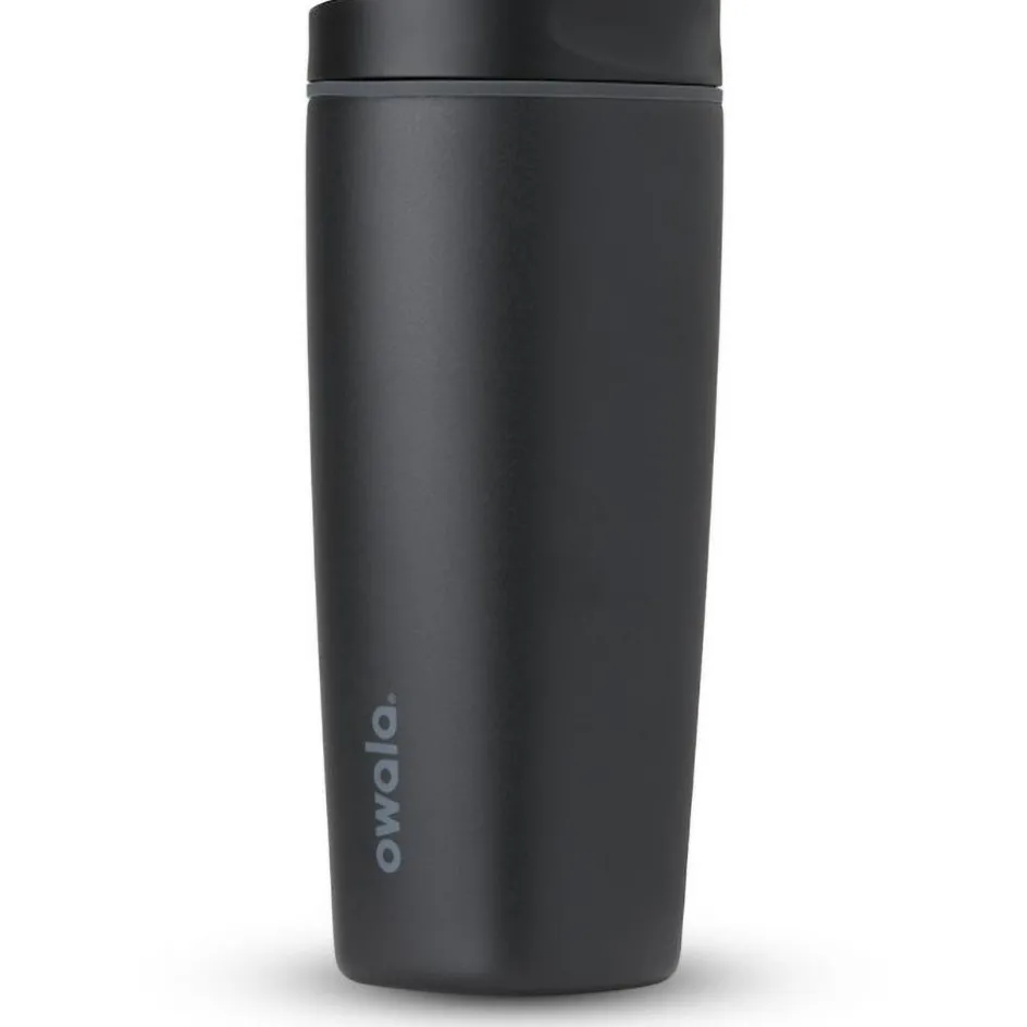 Owala SmoothSip Slider thermosbeker 590 ml very very dark