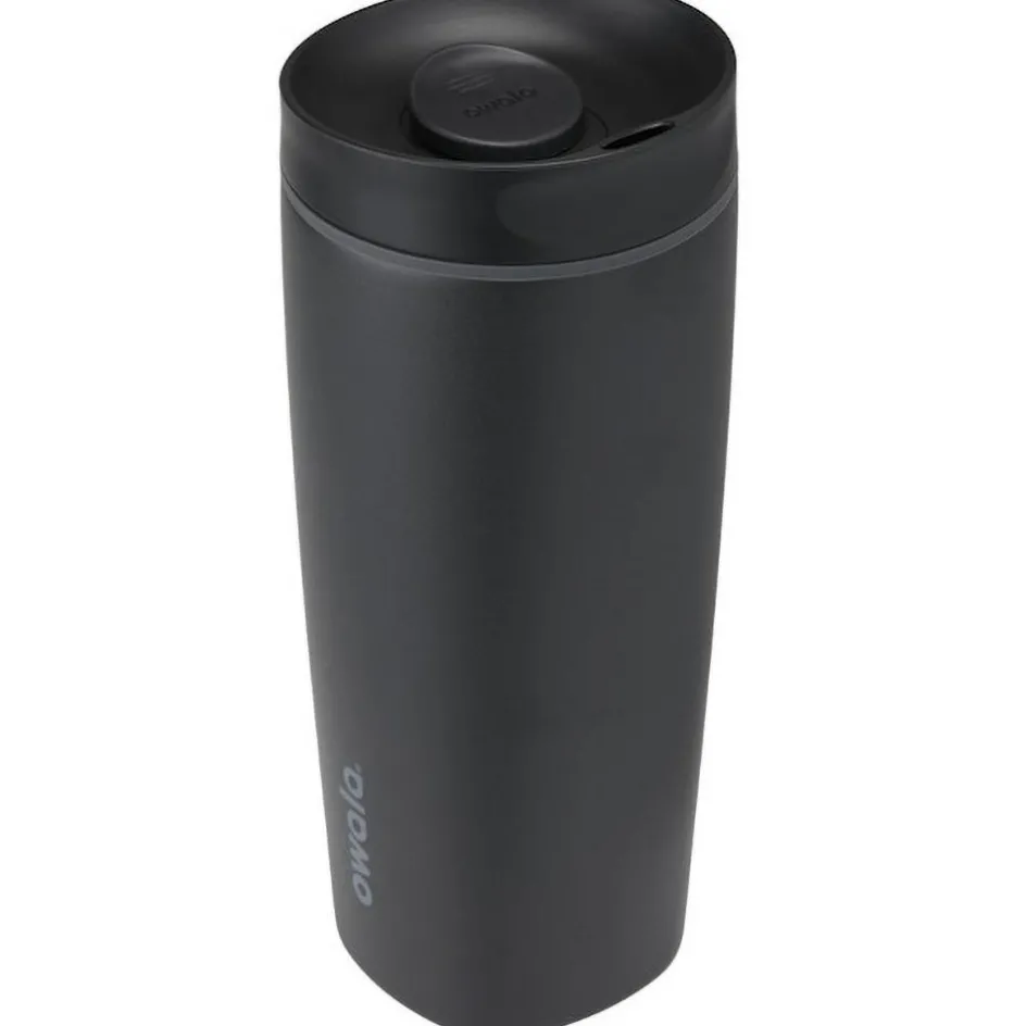 Owala SmoothSip Slider thermosbeker 590 ml very very dark