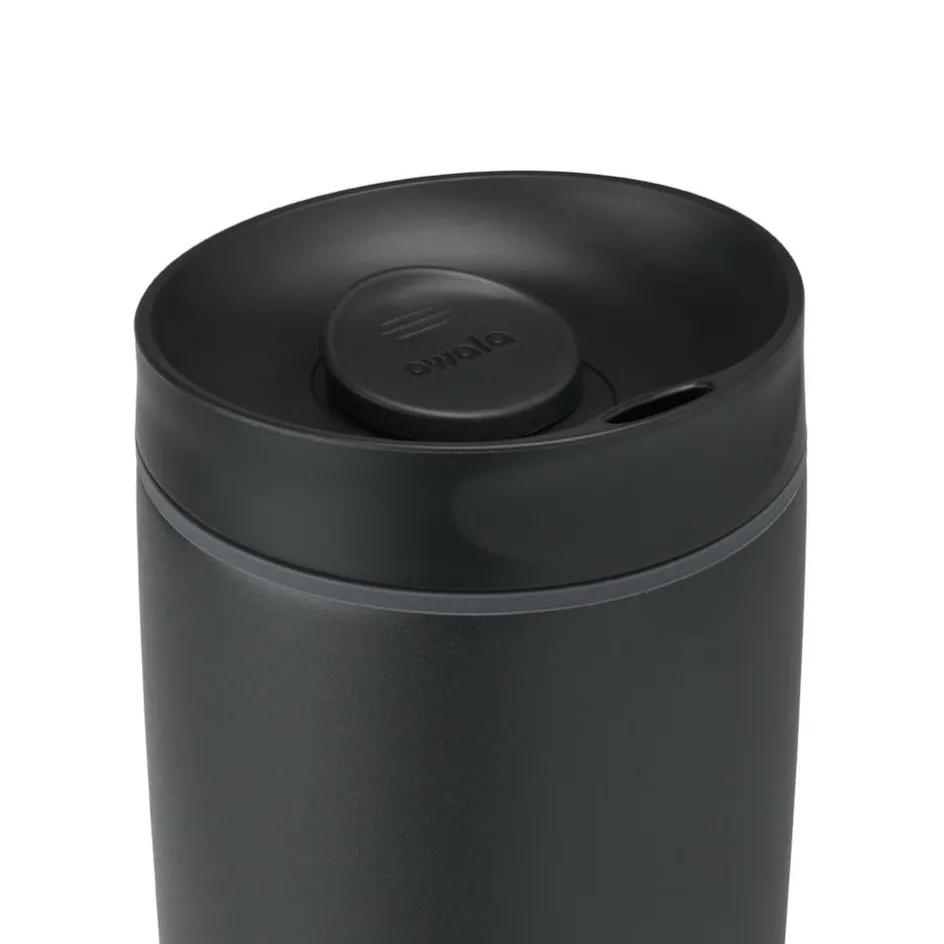 Owala SmoothSip Slider thermosbeker 590 ml very very dark